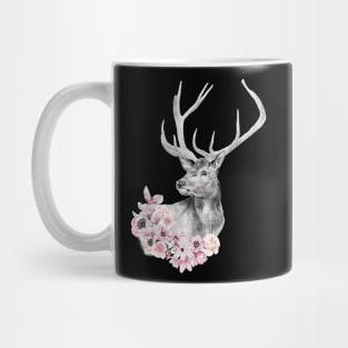 Floral Wild Llama Head Animal Spirit Costume Wildlife Rescue Mug